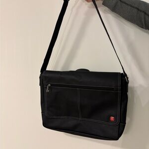 Stylish Black Messenger Bag